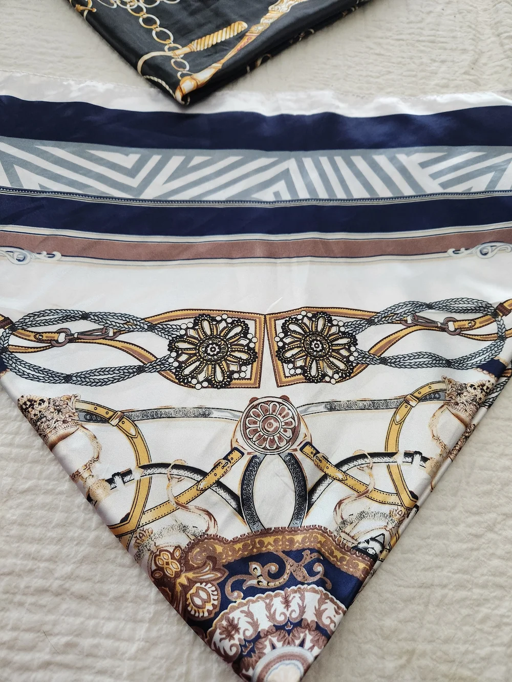 Silk Head Wraps. Set Of 3